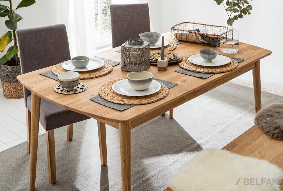 Стол обеденный "Ирвинг" 1 (раскладной) массив дуба 5