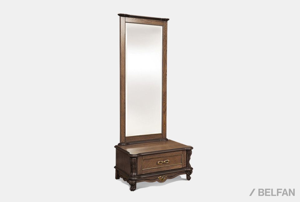 Зеркало напольное "Алези" массив и шпон дуба 1