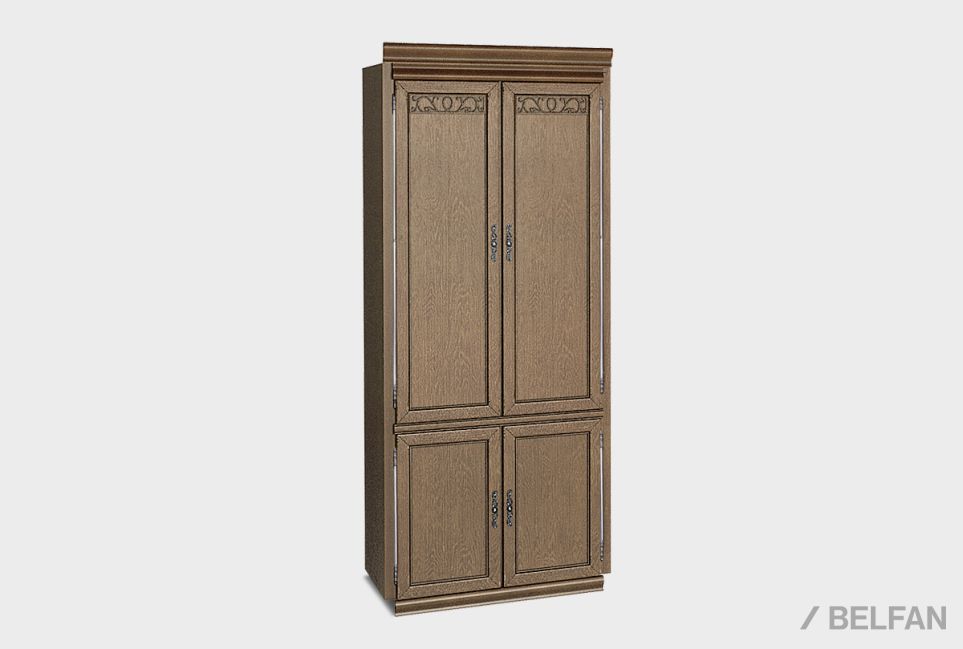 Шкаф 2-х дверный "Тэфи" массив и шпон дуба 1