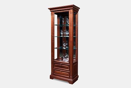 Шкаф с витриной "Престиж" 6