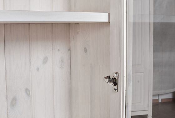 Комплект 2-х дверей к стеллажу "Бостон-1000" (стекло) массив сосны 4