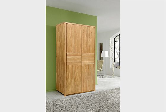 Шкаф для одежды 2-х дверный "Норд" массив дуба 8