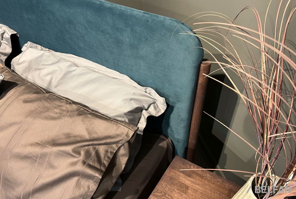 Кровать "Меридиан" (мягкое изголовье) массив дуба 3