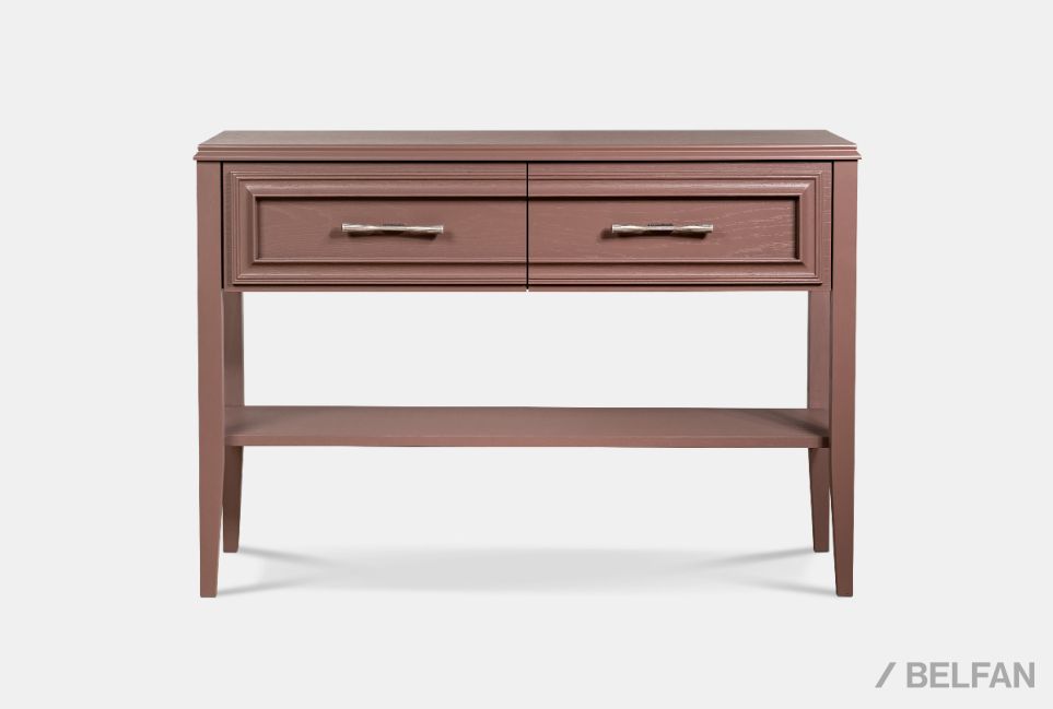 Стол-консоль "Сакраменто" массив и шпон дуба, МДФ 1