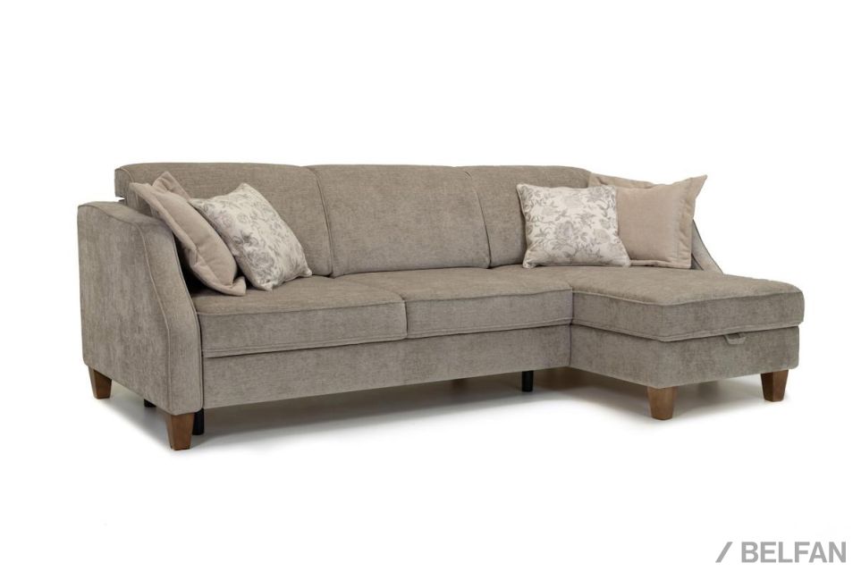 "Габриса" диван с оттоманкой массив бука 1