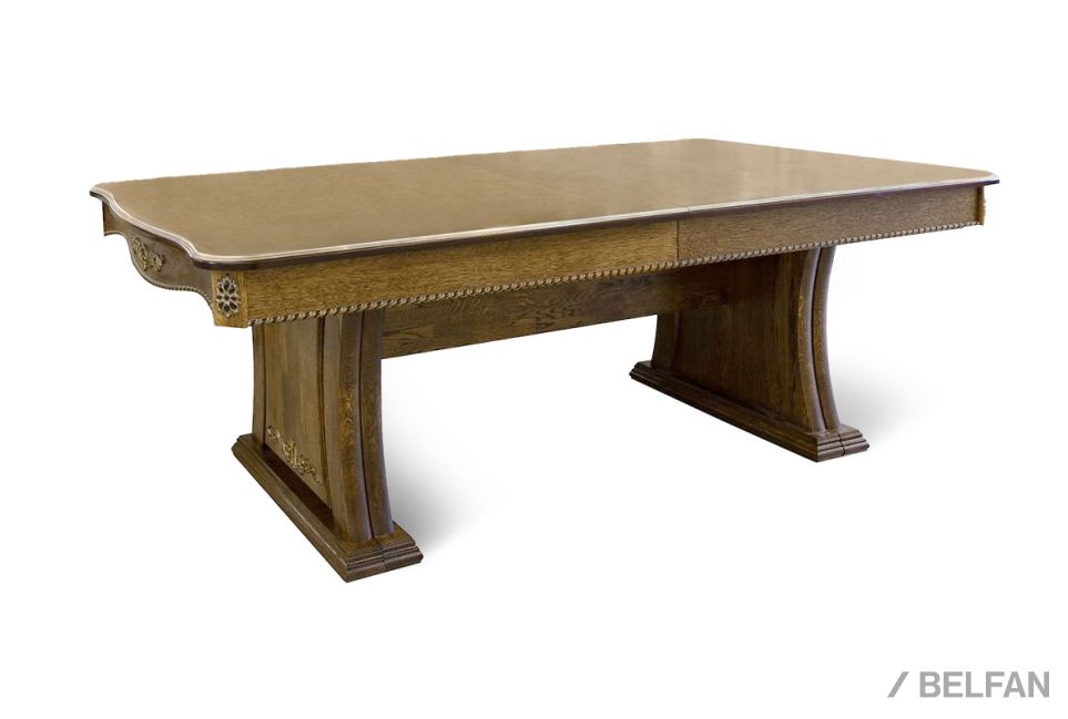 Стол обеденный "Гранд 3" массив и шпон дуба 1