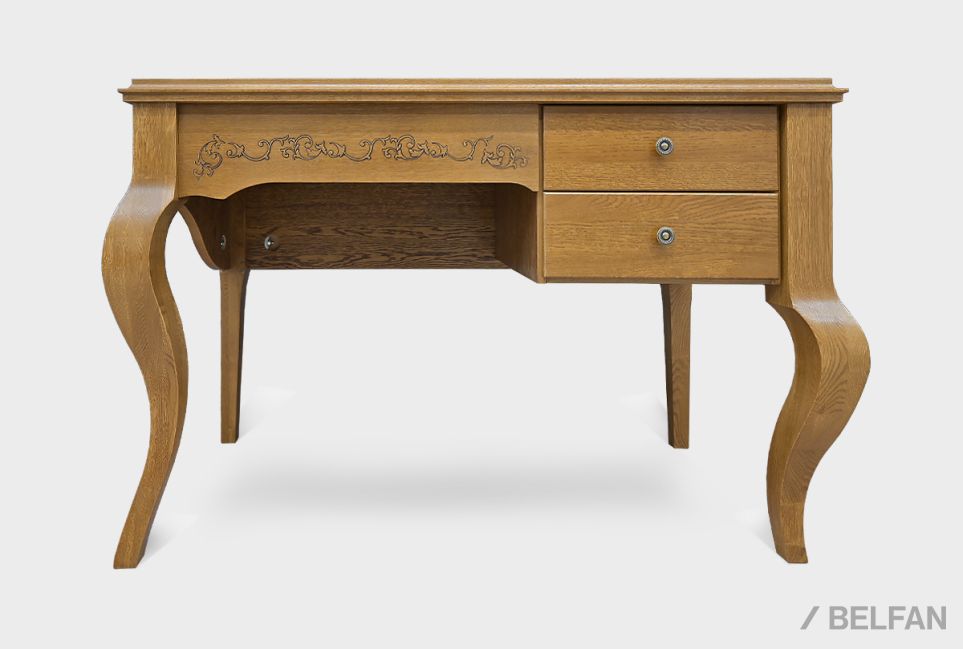 Стол письменный "Соната" массив и шпон дуба 1