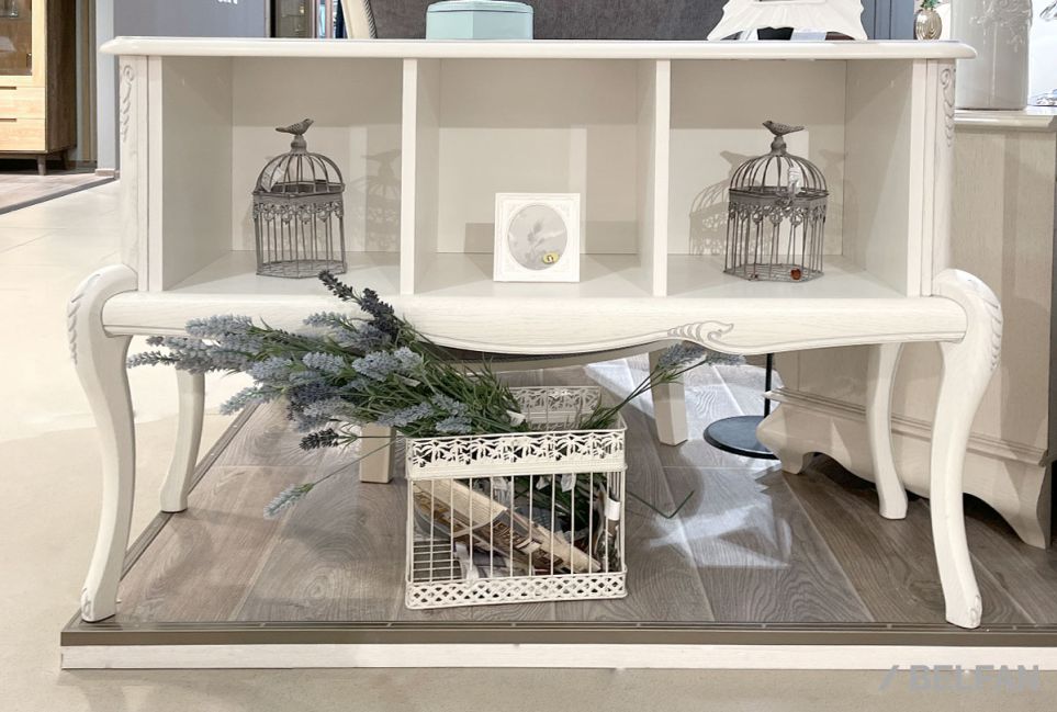 Консоль "Флерон" массив и шпон бука 3