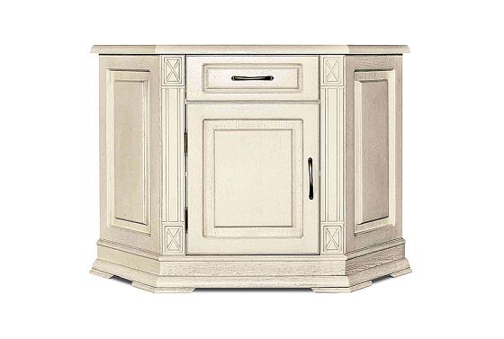 Тумба угловая "Верди Люкс 1у" массив и шпон дуба 2