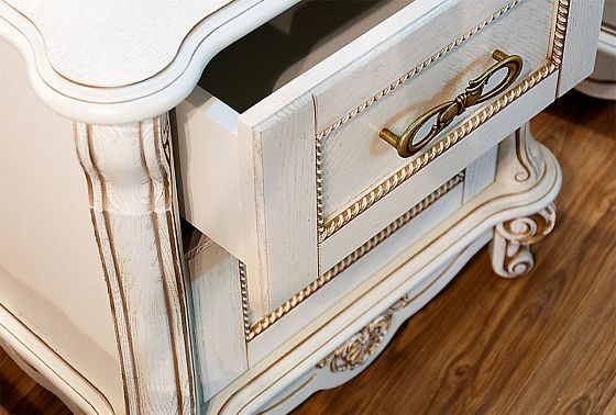 Тумба прикроватная "Алези" массив и шпон дуба 5