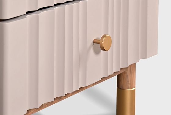 Тумба прикроватная "Меридиан" массив дуба, МДФ 10