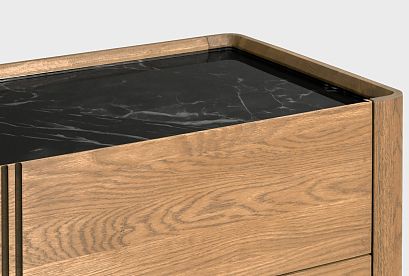 Комод "Бергамо" 3; американский орех