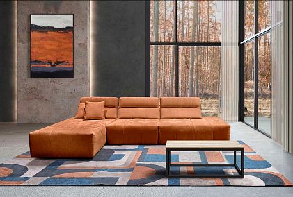 "Аполло W" диван с оттоманкой