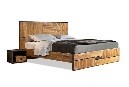 Кровать "Cube Design" 180 (прямоугольное изголовье)