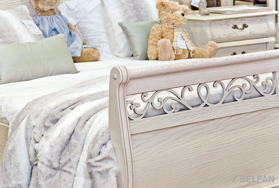 Кровать "Тэфи" (высокое изножье) массив и шпон дуба 3