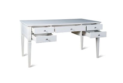 Стол письменный "Ольса" 005; белый лак