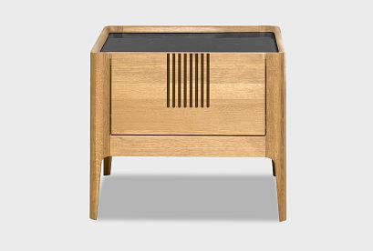 Тумба прикроватная "Бергамо"; дуб натуральный