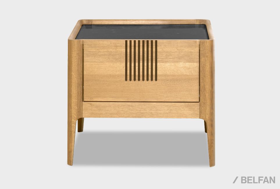 Тумба прикроватная "Бергамо" массив дуба 2
