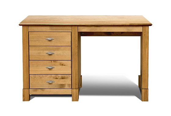 Стол письменный "Рауна" 04 (1 тумба) массив сосны 4