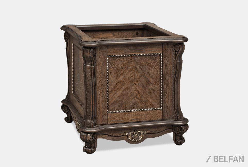 Подставка под цветы "Алези 2" массив и шпон дуба 1