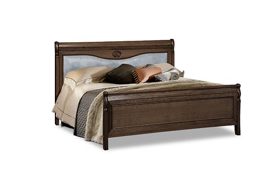 Кровать "Лика" (высокое изножье) массив и шпон дуба 8