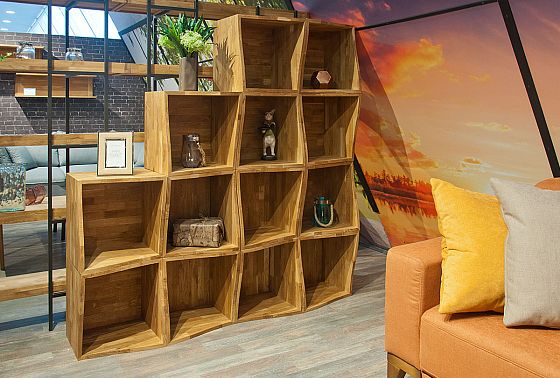 Модуль "Арт" (волна) массив дуба 3