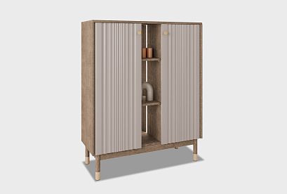 Тумба высокая "Меридиан"; *А-017.184; к-торфяной дуб, ф-нирвана