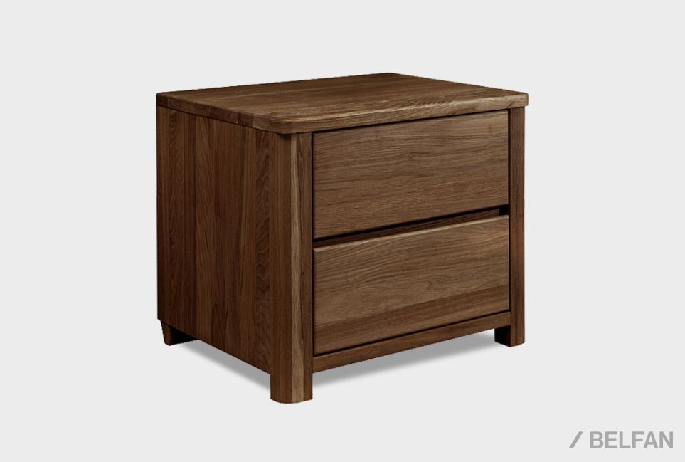 Тумба прикроватная "Норд" массив дуба 1