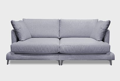 "Леформ" диван 2-х модульный; 1L+1R; металл серебро; Perla12+Perla12+Perla12+Perla12 (гр. 6/ТД)