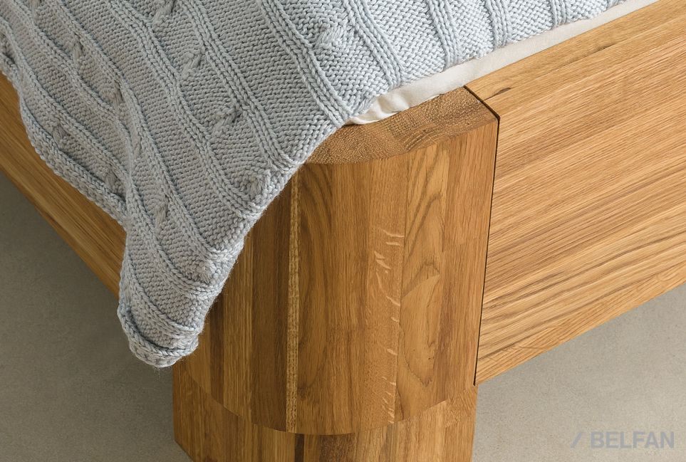 Кровать "Норд" массив дуба 5