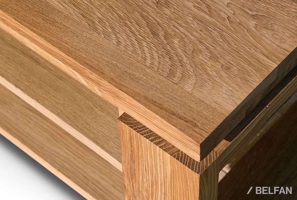 Тумба под ТВ "Берген" В-200 массив и шпон дуба 5