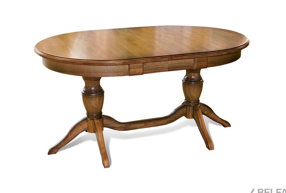 Стол обеденный "Верди Люкс 4РД" массив и шпон дуба 2