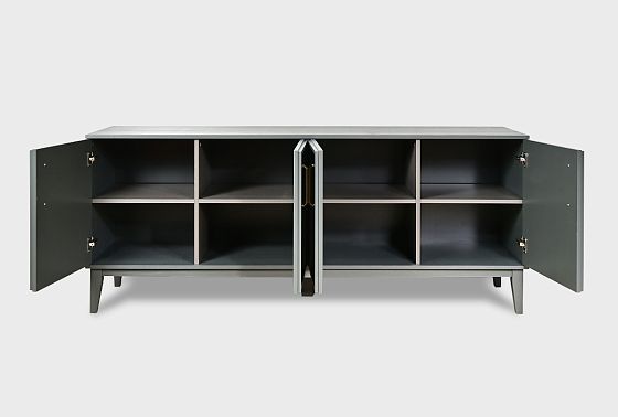 Тумба 4-х дв. "Чикаго" массив и шпон дуба 9