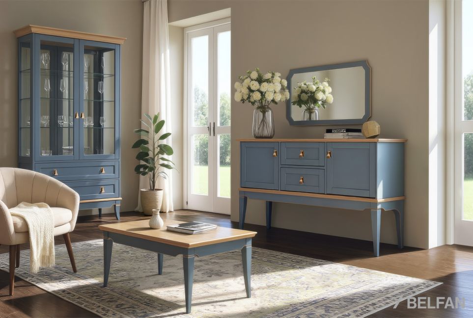 Стол журнальный "Стюарт" массив и шпон дуба 2