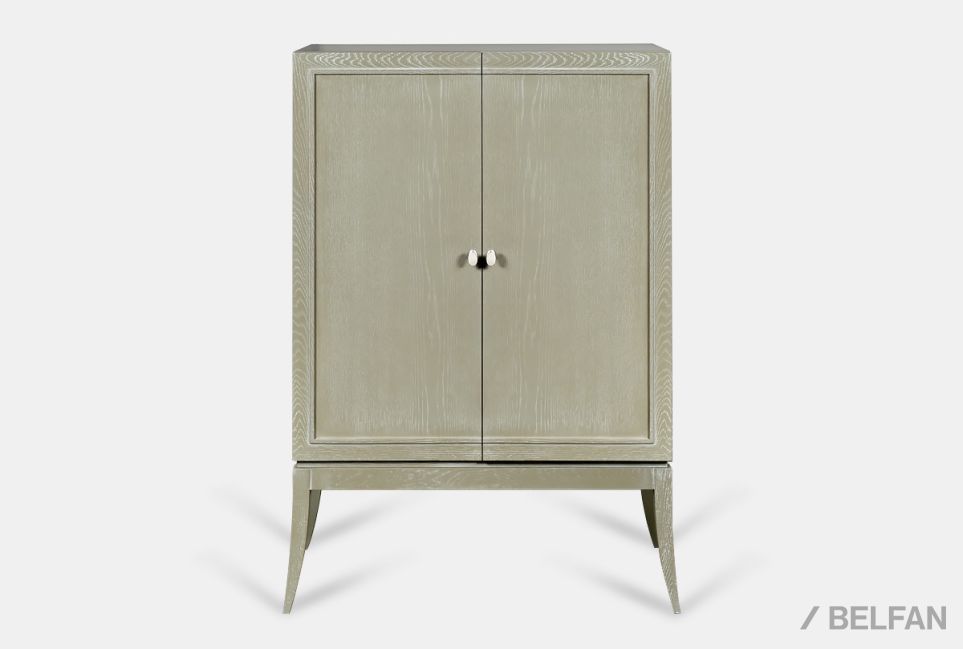 Тумба высокая "Коста" массив и шпон дуба 2