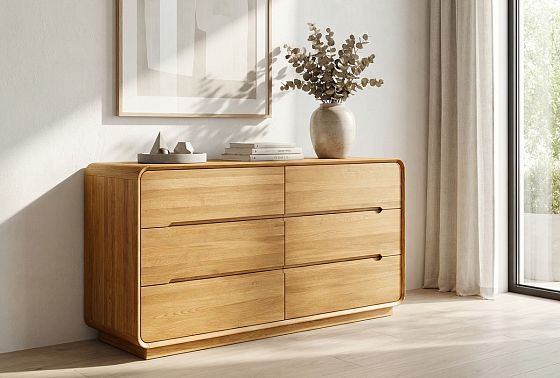 Комод "Монблан" 6 массив дуба 9