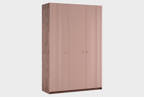 Шкаф для одежды 3-х дверный "Меридиан" (комбинированный) шпон дуба, МДФ 2