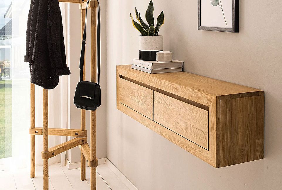 Тумба навесная "Арт"; бейц масло