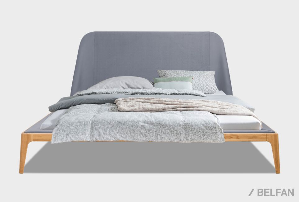 Кровать "Бергамо" (мягкое изголовье) массив дуба 2