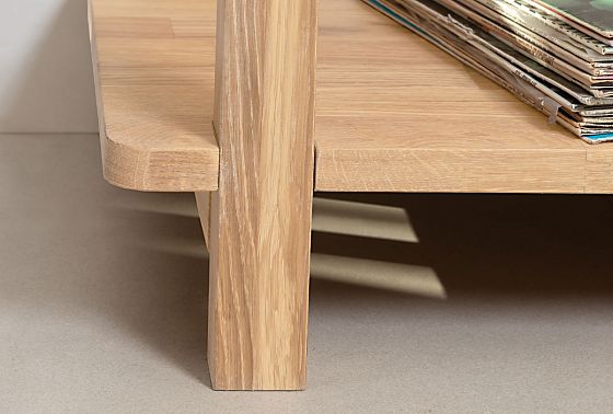 Стеллаж "Арт" 2 массив дуба 9