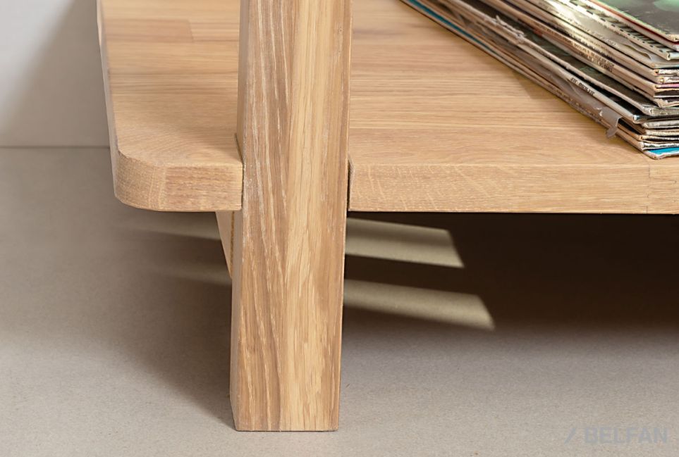 Стеллаж "Арт" 2 массив дуба 4