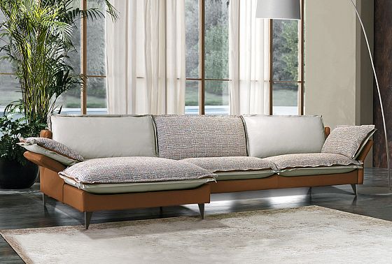 "Гранд" диван с оттоманкой  4