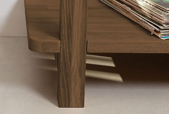 Стеллаж "Арт" 2 массив дуба 9