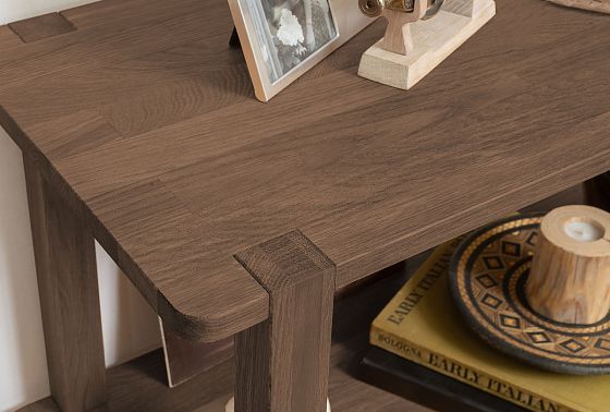 Стеллаж "Арт" 2 массив дуба 9