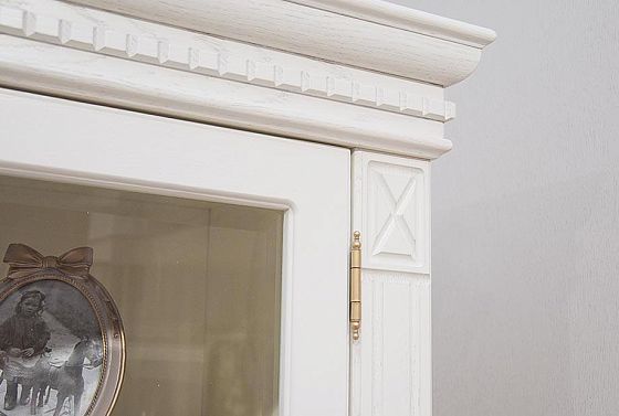 Шкаф комбинированный "Верди Люкс 1з" массив и шпон дуба 2