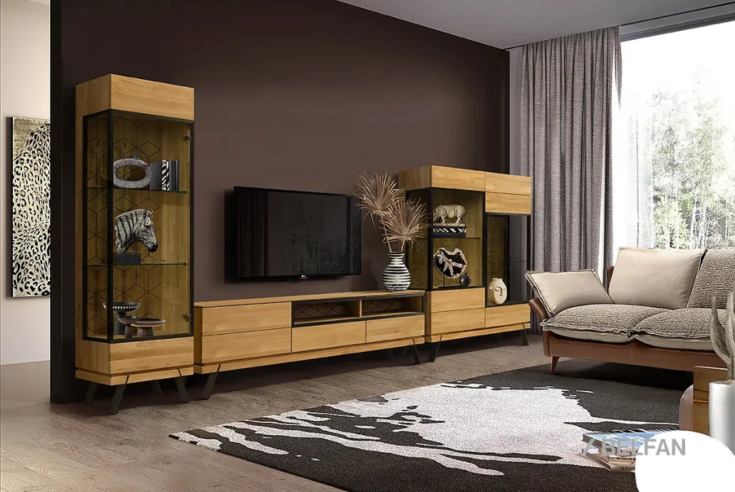 Гостиная «Этна» #1 дуб натуральный