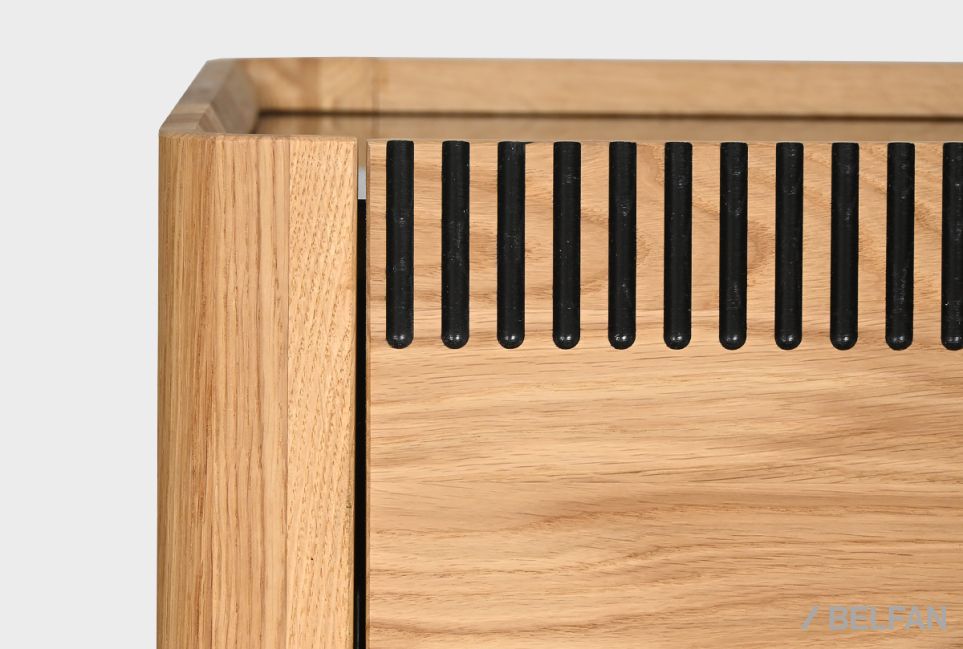 Тумба под ТВ "Бергамо" 200 массив дуба 3