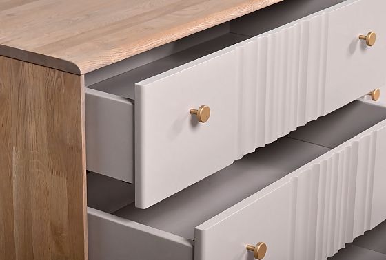 Комод "Меридиан" 6 массив дуба, МДФ 5