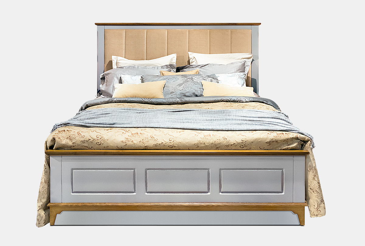 Кровать "Бриансон" массив и шпон дуба, МДФ 2