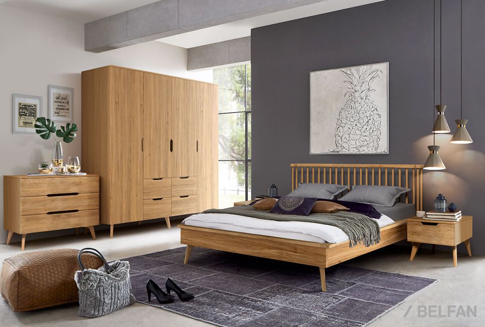 Тумба прикроватная "Элва" B-1 массив и шпон дуба 3